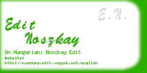 edit noszkay business card